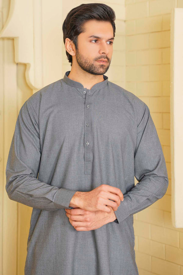 Men’s Salwar Kameez - Heritage 5035 Light Grey