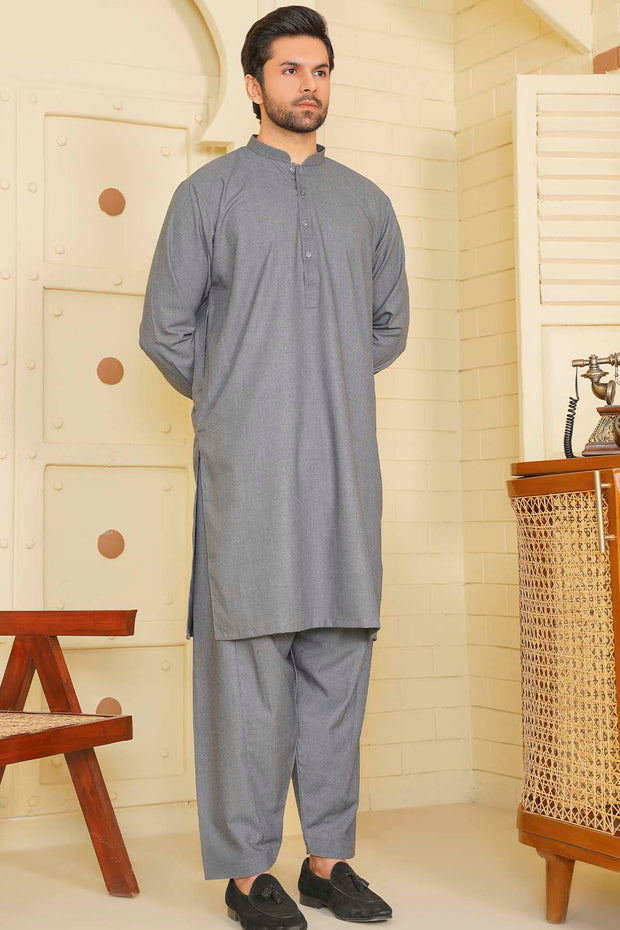 Men’s Salwar Kameez - Heritage 5035 Light Grey