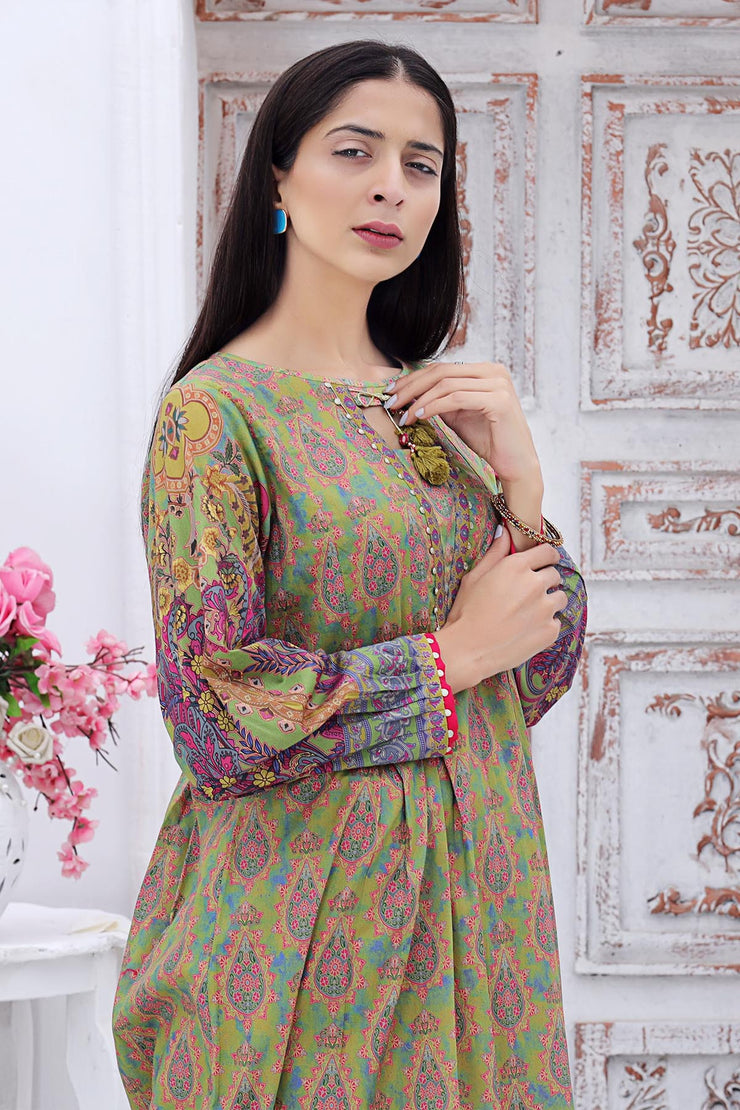 Rafia Seasonal Kurti - DPCK109