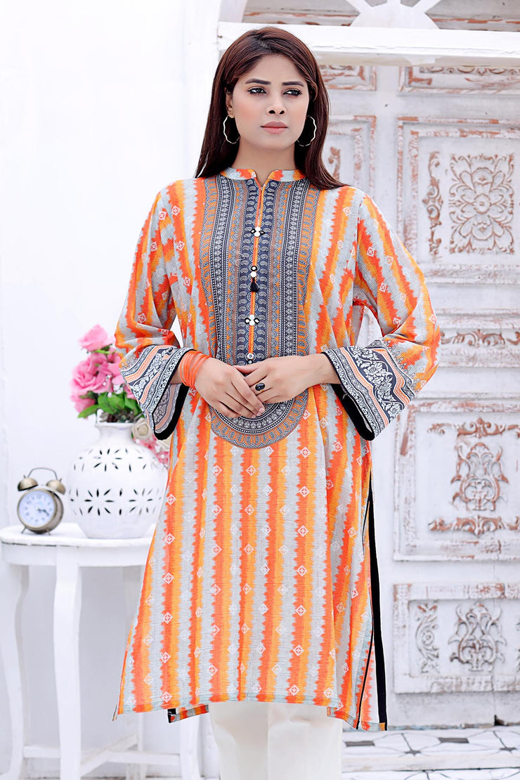 Rafia Seasonal Kurti - DPCK107