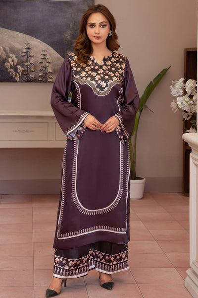 Aura Silk Co-ords (TWO-PIECE)- Raniyah RAS05