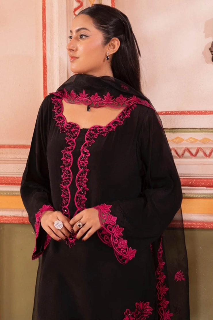 Noor-E-Nazar Silk - Raniyah 06 BLACK