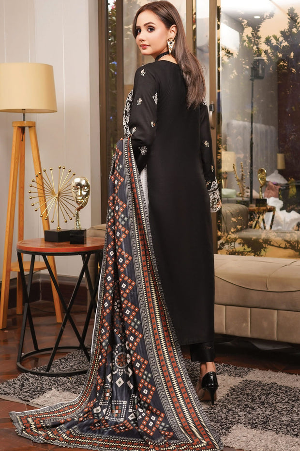 Floral Dhanak Shawl - Munira MD2525 02