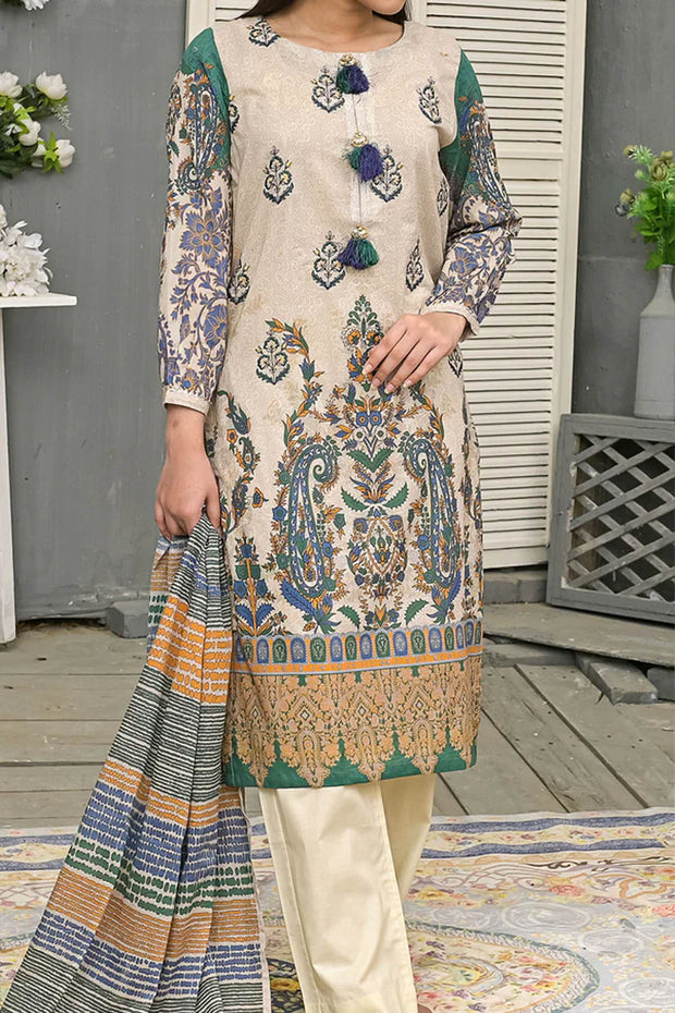 Rafia Luxury Lawn - DPC236