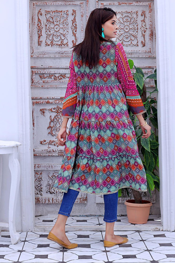 Rafia Seasonal Kurti - DPCK105