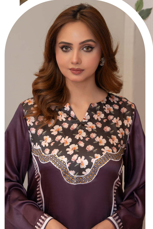 Aura Silk Co-ords (TWO-PIECE)- Raniyah RAS05