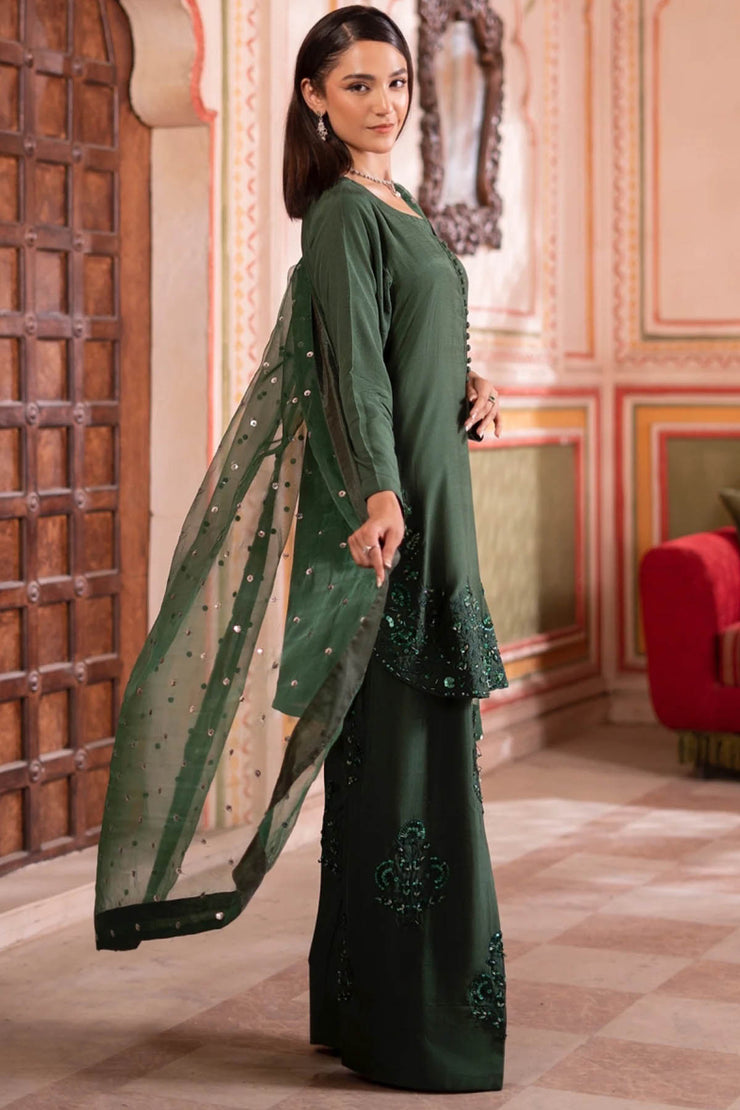 Noor-E-Nazar Silk - Raniyah 05 GREEN