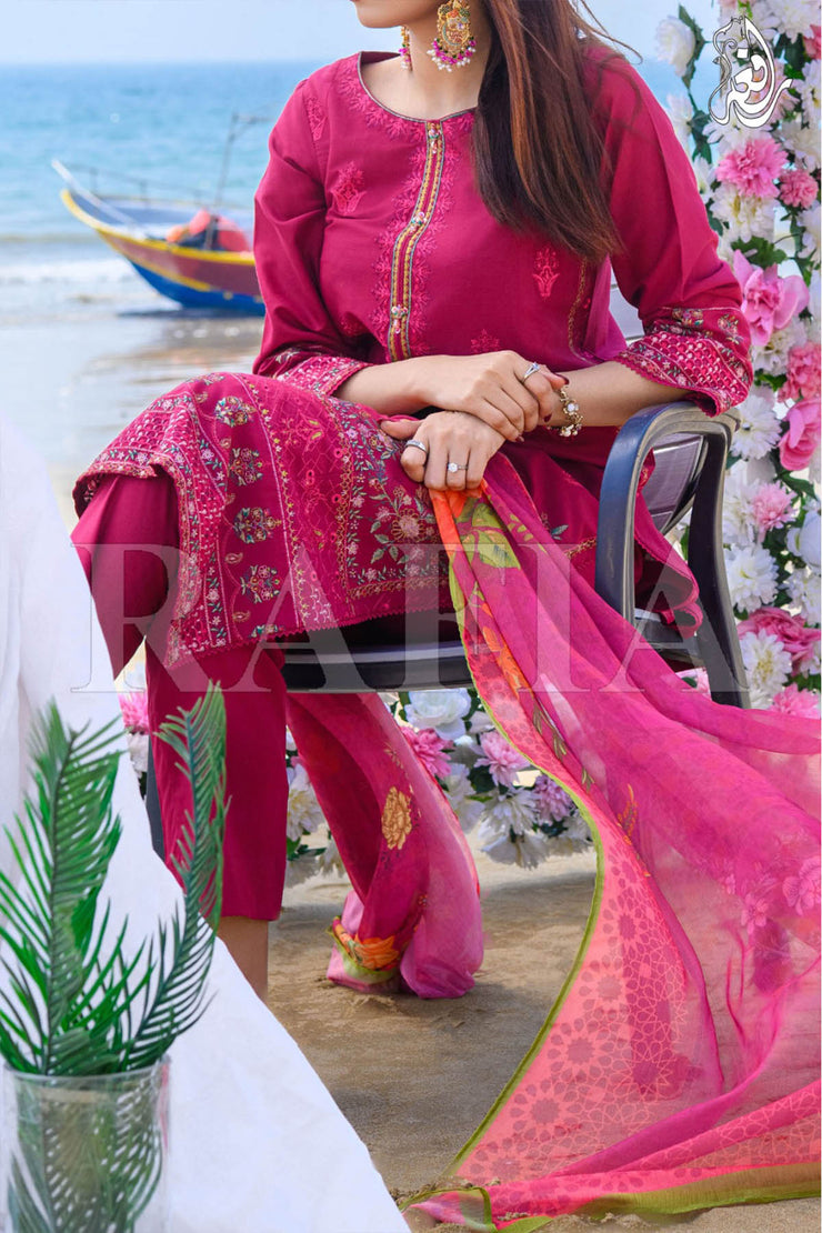 Rafia Luxury Lawn - DPC383