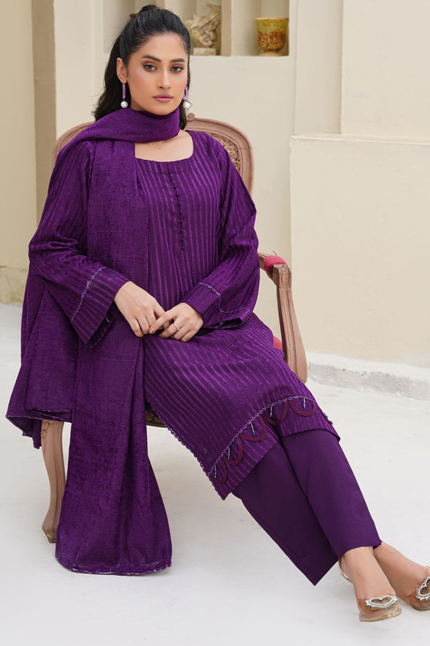 Dhanak with Velvet Shawl - Rivaaj ATTDV03