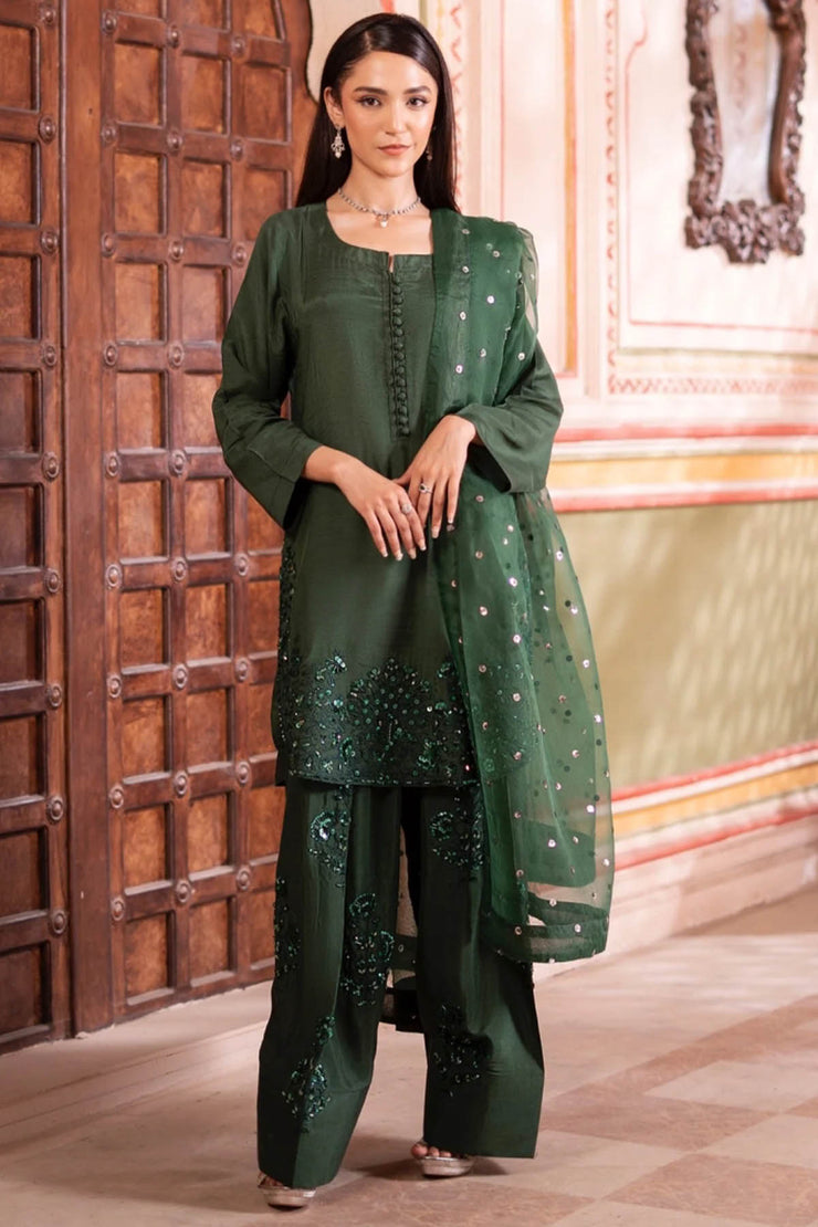 Noor-E-Nazar Silk - Raniyah 05 GREEN