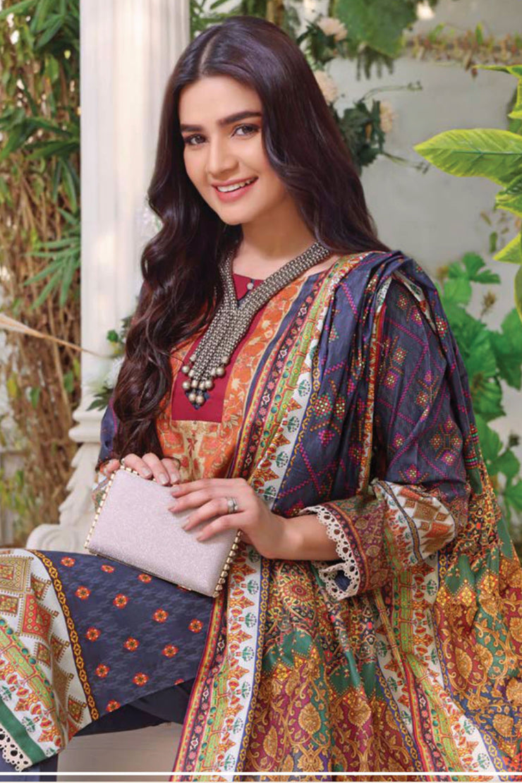 Falak Premium Lawn - Raqsam RAQL2008