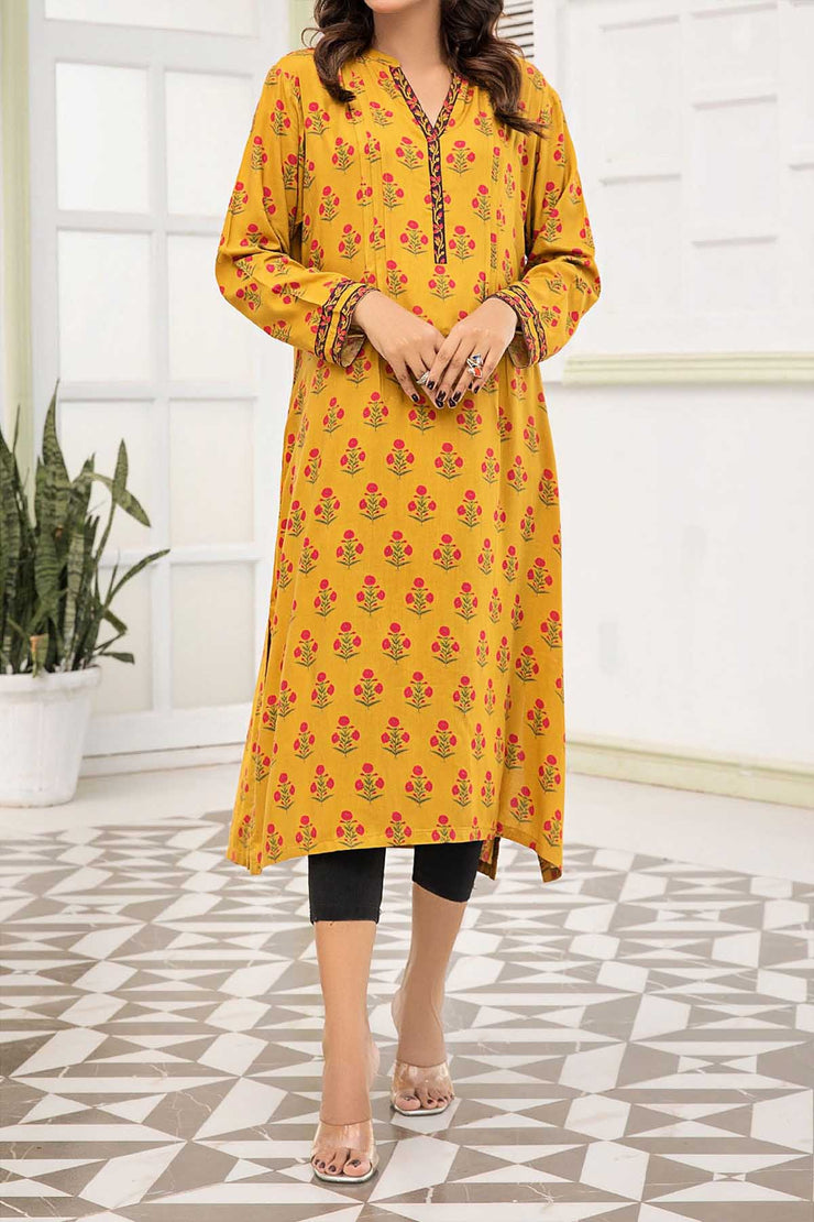 Rafia Seasonal Kurti - DPLK64