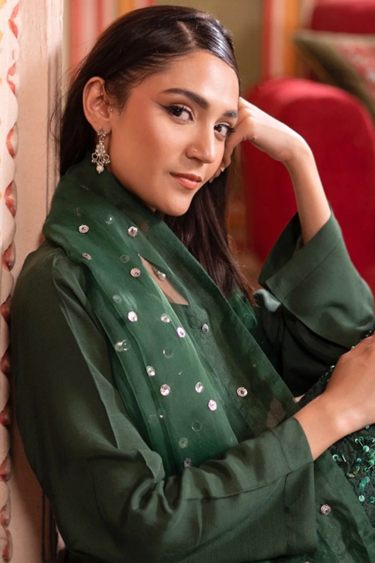 Noor-E-Nazar Silk - Raniyah 05 GREEN