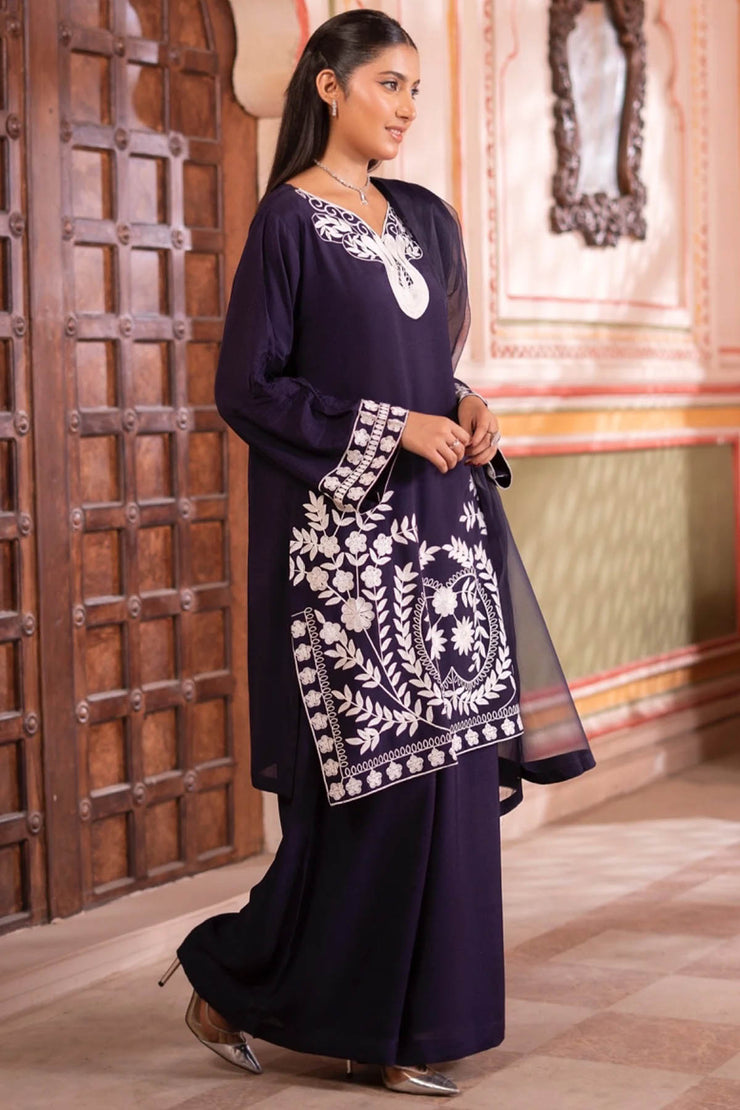 Noor-E-Nazar Silk - Raniyah 04 NAVY