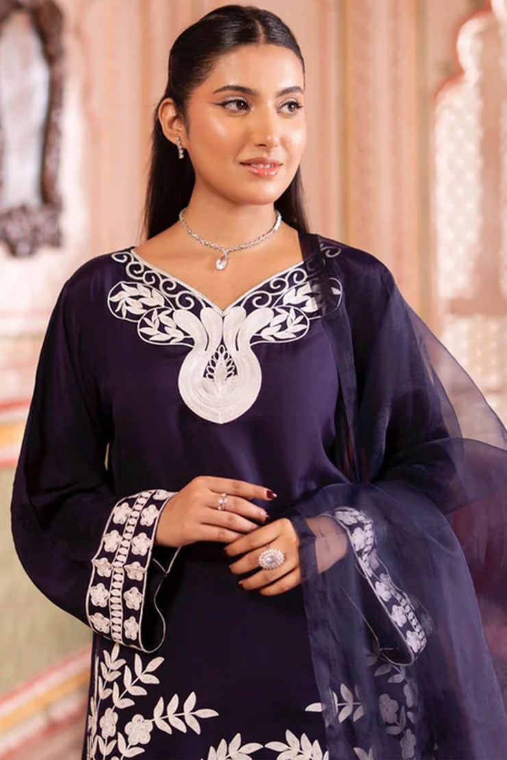 Noor-E-Nazar Silk - Raniyah 04 NAVY