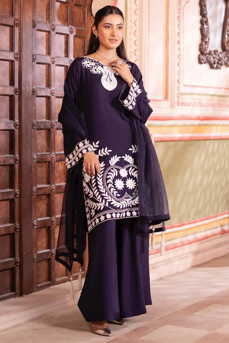 Noor-E-Nazar Silk - Raniyah 04 NAVY