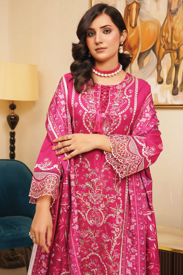 Floral Dhanak Shawl - Munira MD2525 06