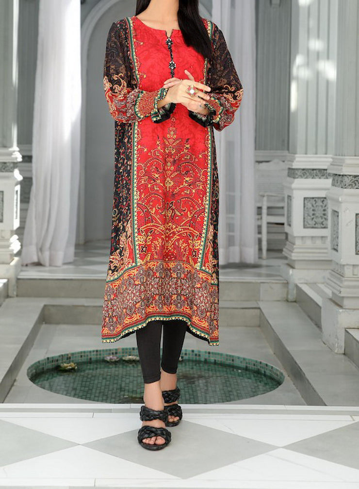 Rafia Seasonal Kurta - DPSK145