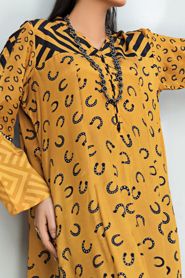 Rafia Seasonal Kurta - DPSK166