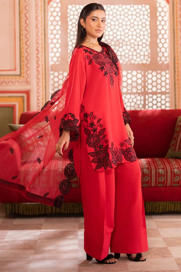 Noor-E-Nazar Silk - Raniyah 02 RED