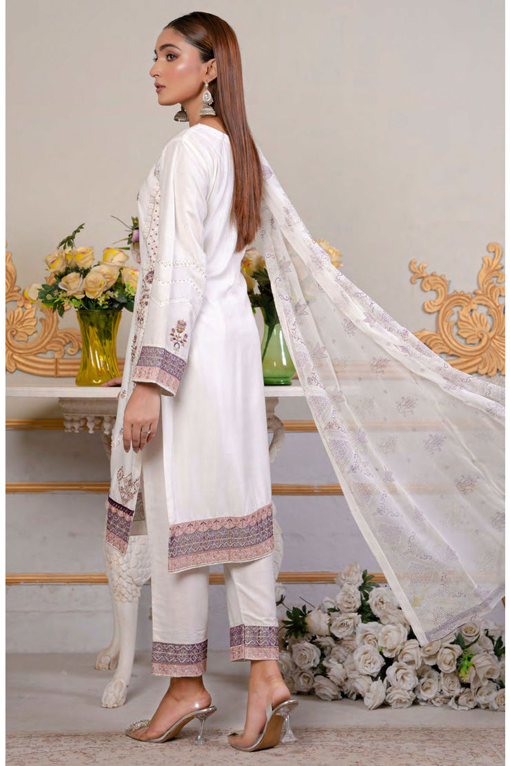 RivaaJ Linen Pret - RLP01 WHI