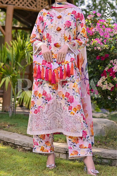 Rafia Luxury Lawn - DPC410