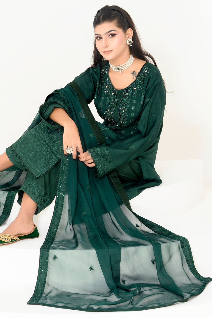 Feroze Silk - Rivaaj RFS1804 GREEN
