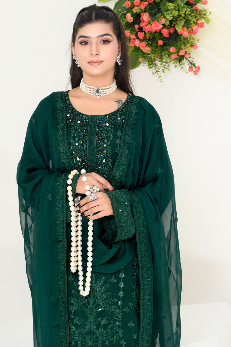 Feroze Silk - Rivaaj RFS1804 GREEN