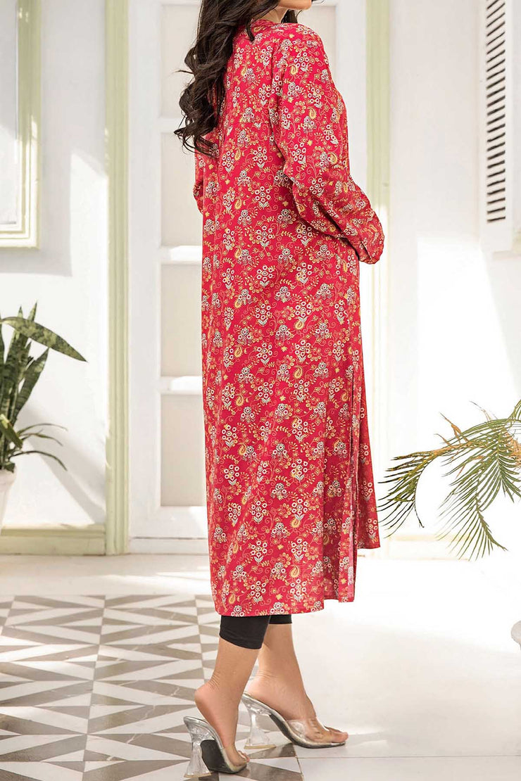Rafia Seasonal Kurti - DPLK57