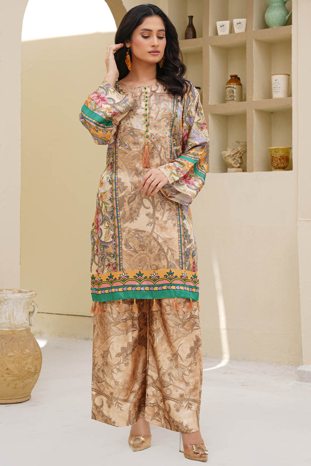 Zard Silk (TWO-PIECE) - RivaaJ ATTZS04