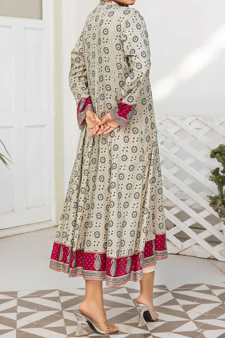 Rafia Seasonal Kurti - DPLK56