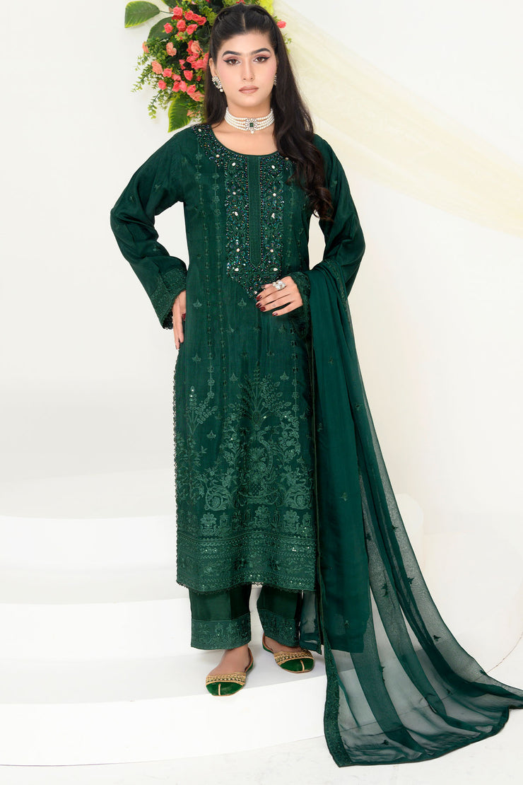 Feroze Silk - Rivaaj RFS1804 GREEN