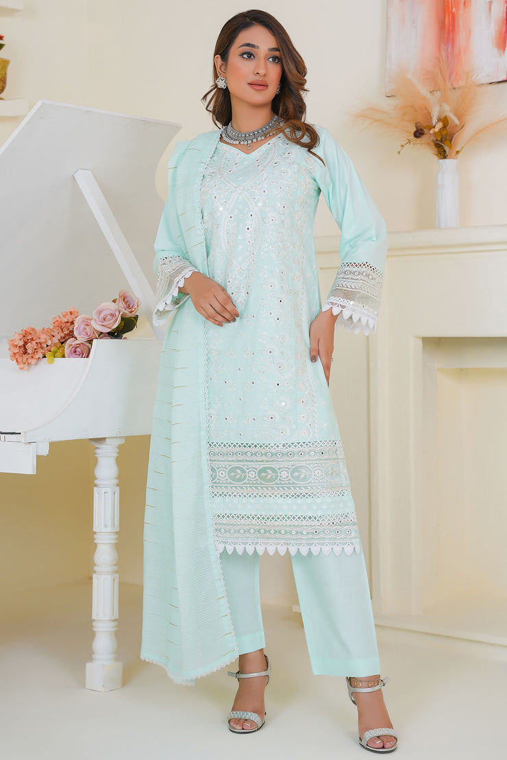 Rivaaj Cotton Floral - 1148 Green