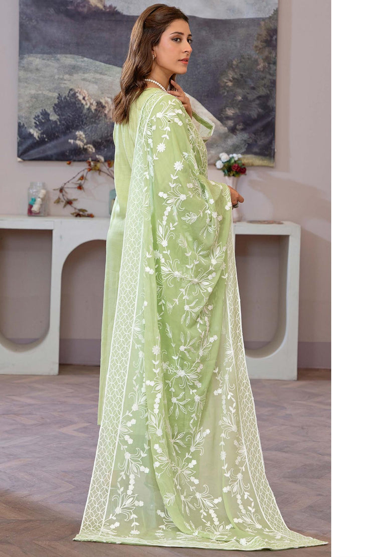 Leher Embroidered Lawn - Raniyah RLEHE06