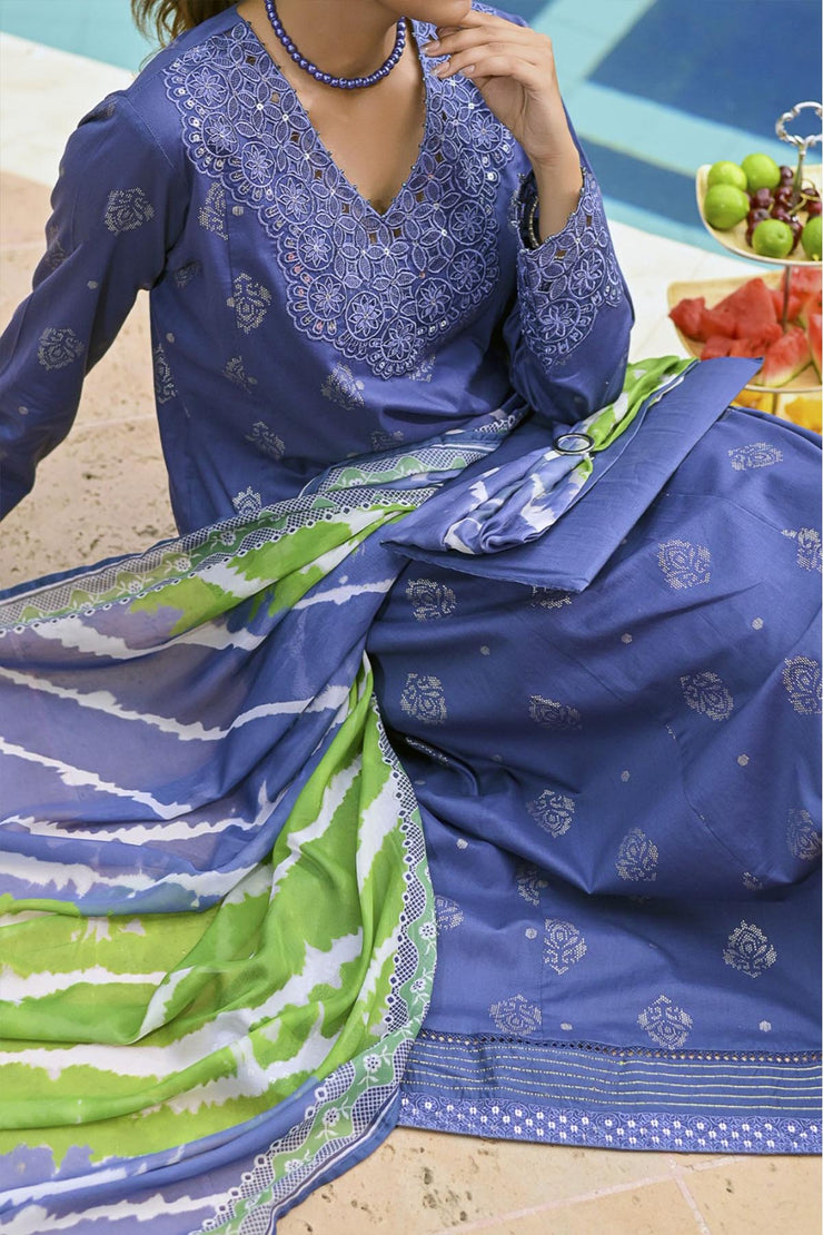 Rafia Luxury Lawn - DPC422