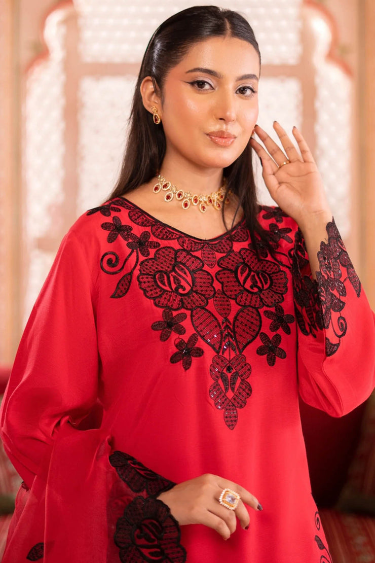 Noor-E-Nazar Silk - Raniyah 02 RED