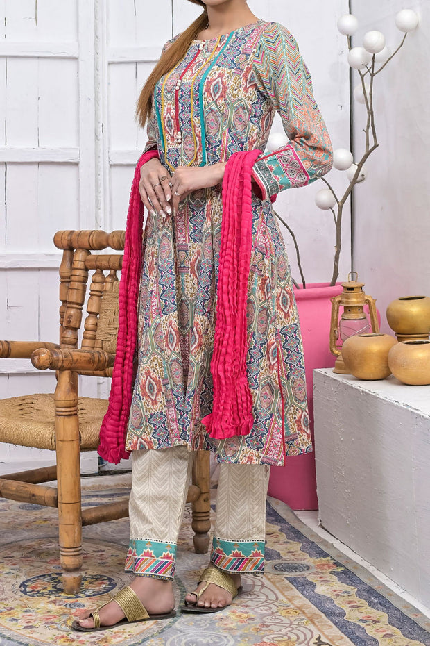 Rafia Luxury Lawn - DPC253