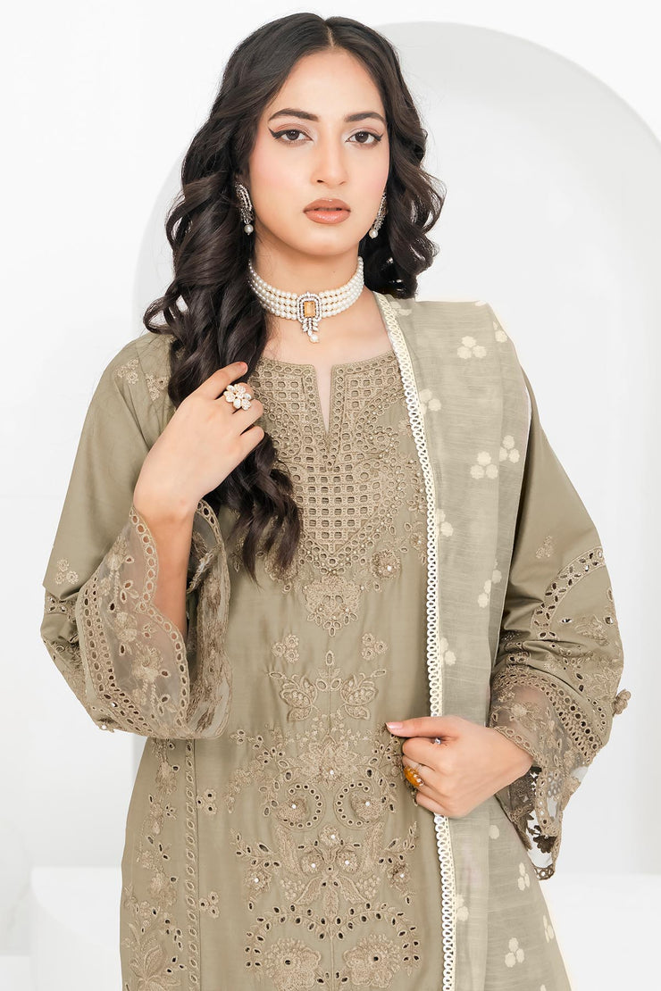 Rivaaj Cotton Floral - RIVCTN 1160 MEHNDI