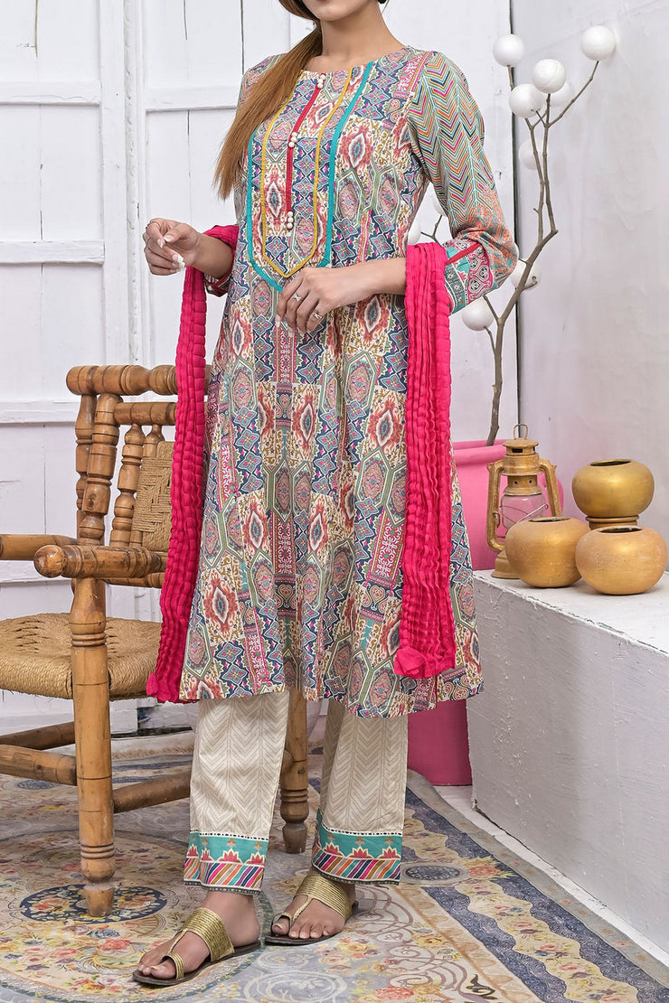 Rafia Luxury Lawn - DPC253