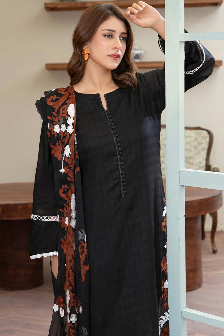 Leher Embroidered Lawn - Raniyah RLEHE01