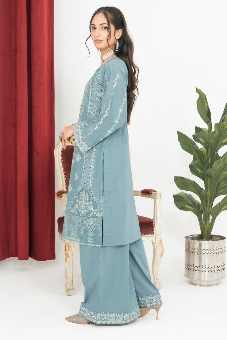 Rivaaj Cotton Floral - RIVCTN 1602 MINTBLUE