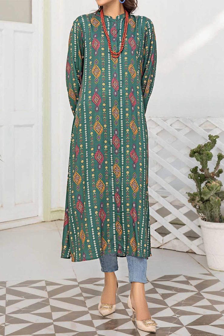 Rafia Seasonal Kurti - DPLK52