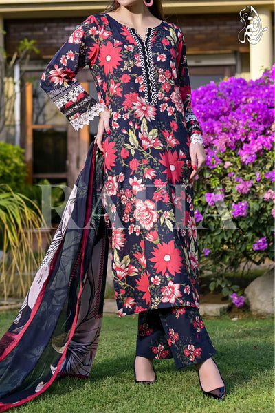 Rafia Luxury Lawn - DPC393