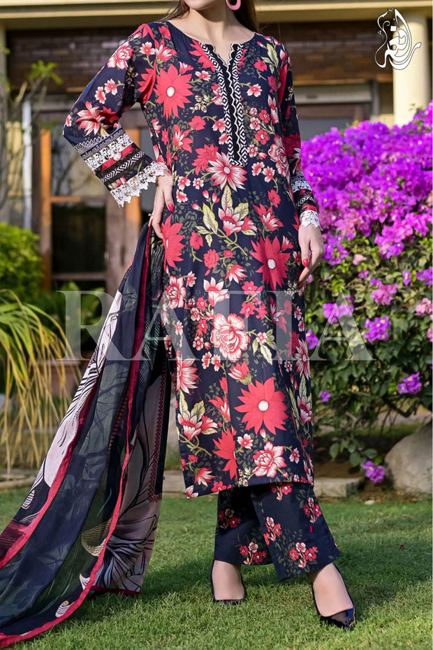 Rafia Luxury Lawn - DPC393