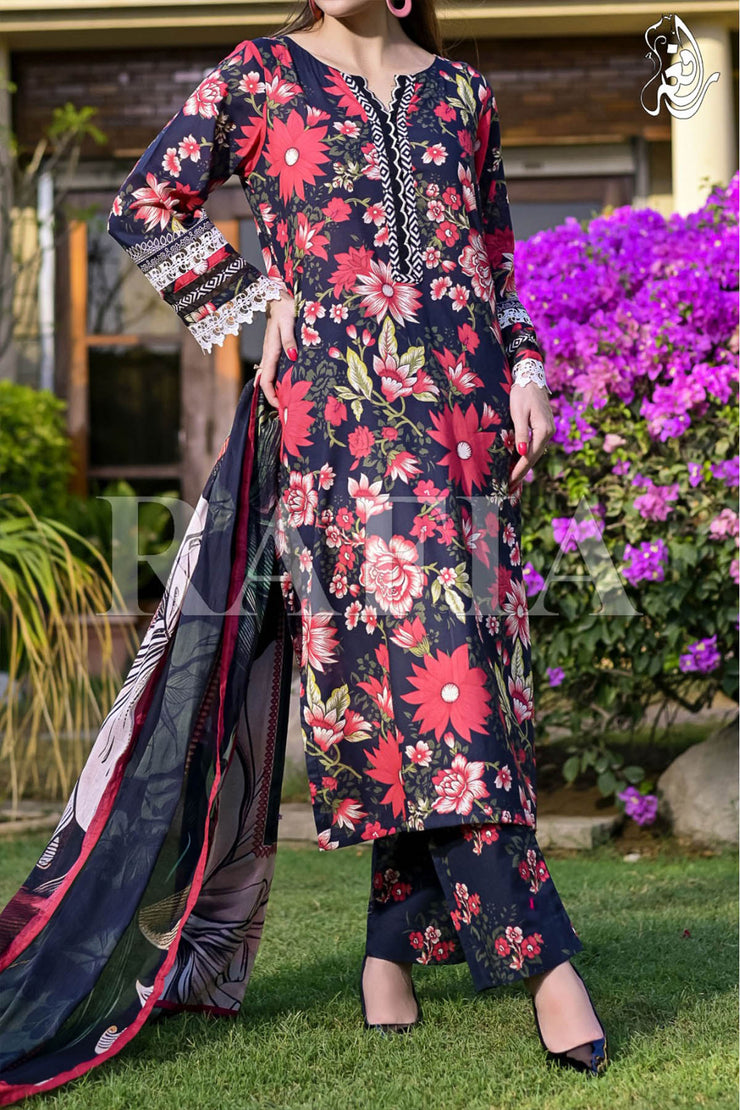 Rafia Luxury Lawn - DPC393