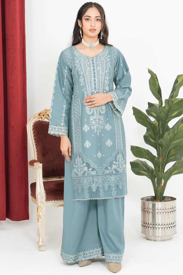 Rivaaj Cotton Floral - RIVCTN 1602 MINTBLUE