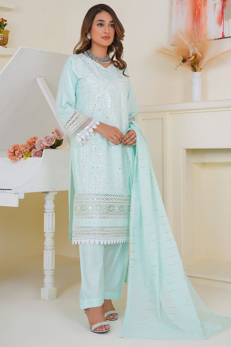 Rivaaj Cotton Floral - 1148 Green