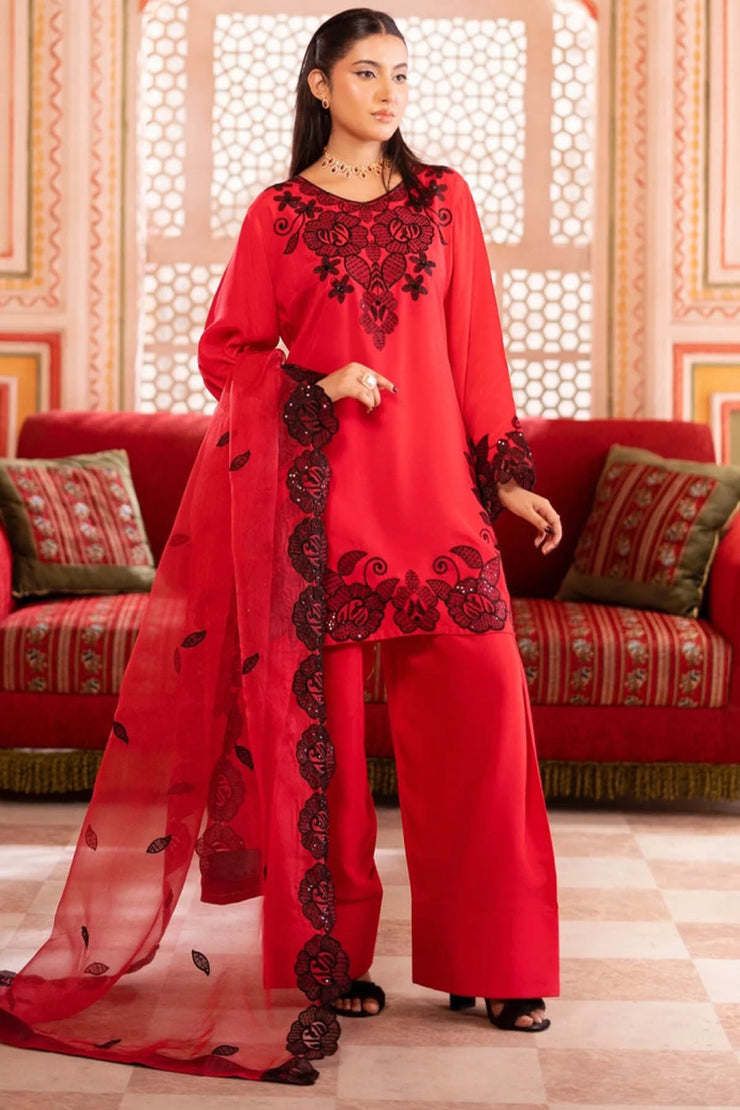 Noor-E-Nazar Silk - Raniyah 02 RED
