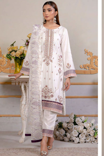 RivaaJ Linen Pret - RLP01 WHI