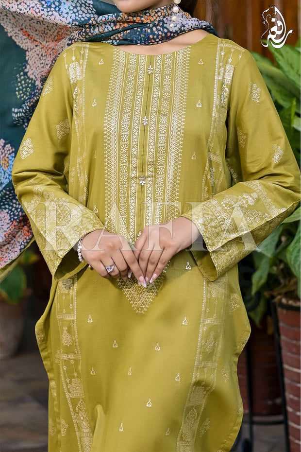 Rafia Luxury Lawn - DPC390